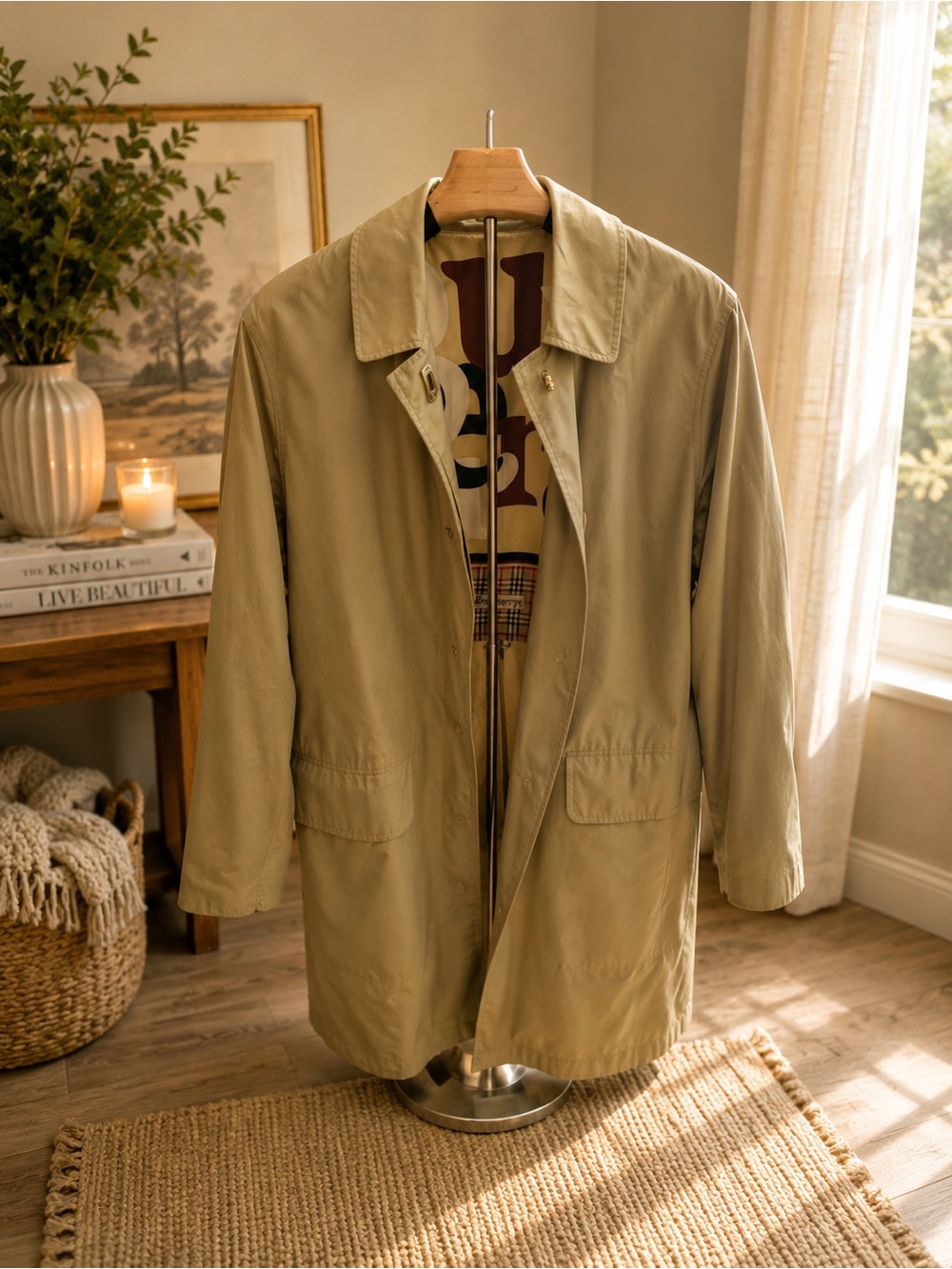Authentic Vintage Burberry Trench Coat - Picture 1 of 11